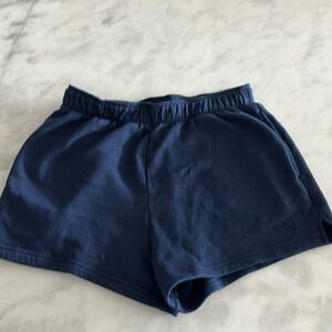 Victoria’s Secret pink relaxed sweat short-size Small- Navy